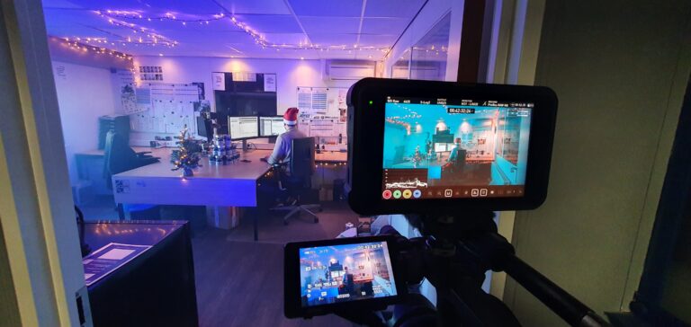 Bedrijfsfilm gemaakt in de vorm van een kerstgroet voor Venema Techniek & Service